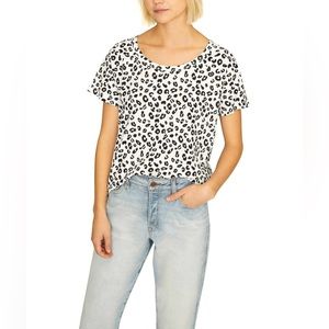 NWT Caslon animal print pocket tee - XS